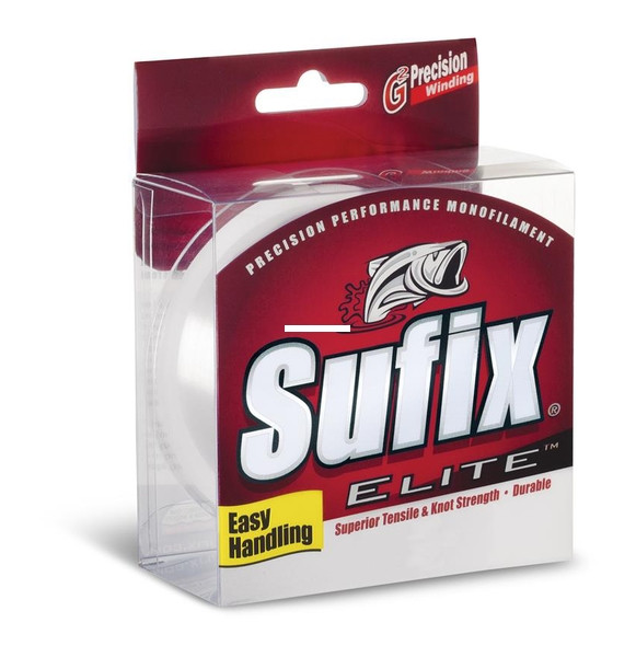 Sufix Elite Monofilament - 3000 yd Clear 10 lb