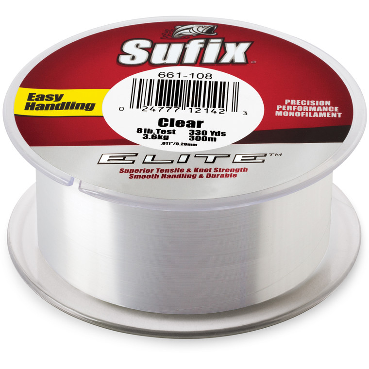 Sufix Elite Monofilament - 330 yd Clear 20 lb