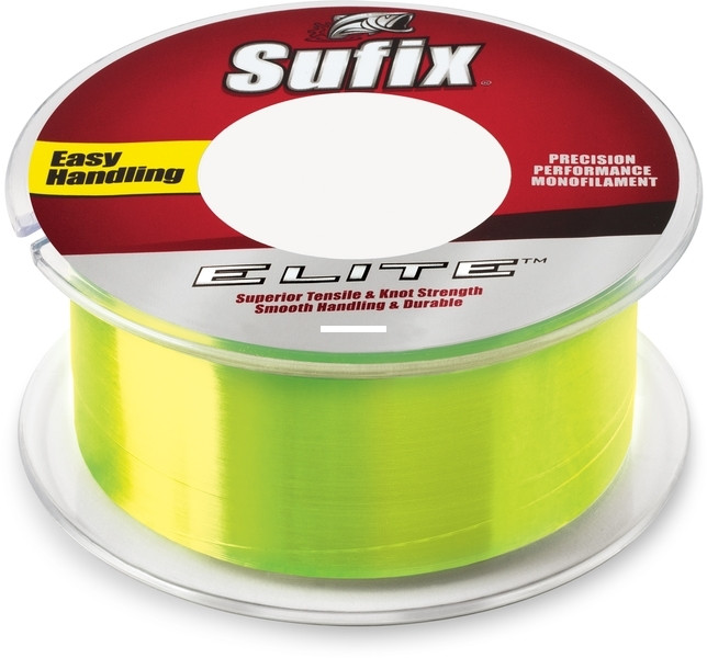 Sufix Elite Monofilament - 330 yd Hi-Vis Yellow 8 lb