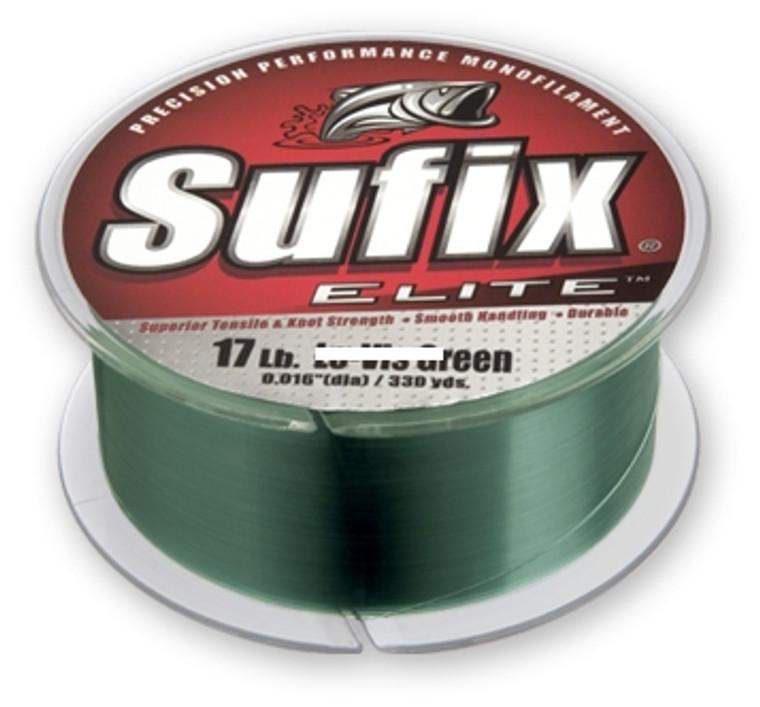Sufix Elite Monofilament - 330 yd Low-Vis Green 4 lb