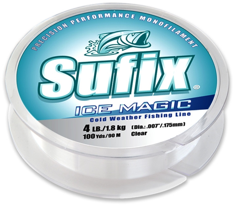 Sufix Ice Magic - 100 yd Clear 1 lb