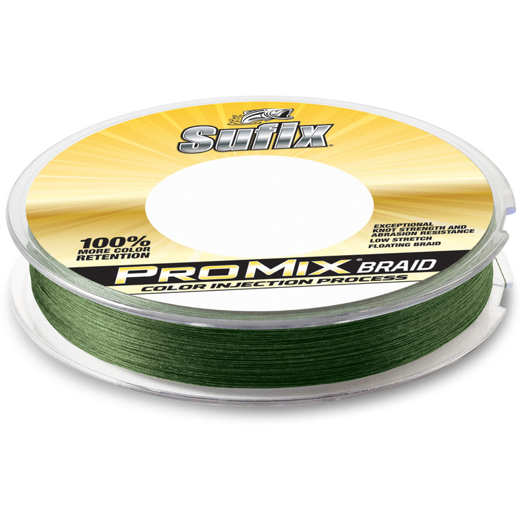 Sufix Promix Braid - 150 yd Low-Vis Green 80 lb