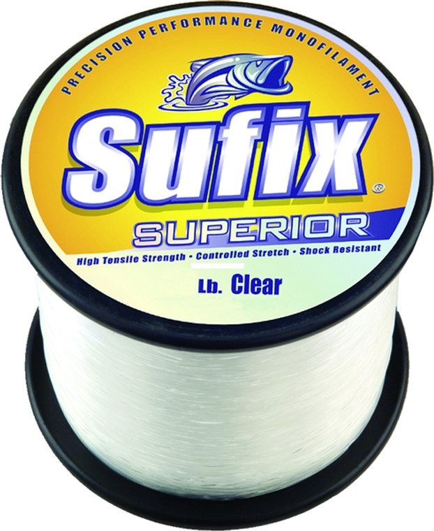 Sufix Superior 1 Kg Spool - 2405 yd Clear 50 lb
