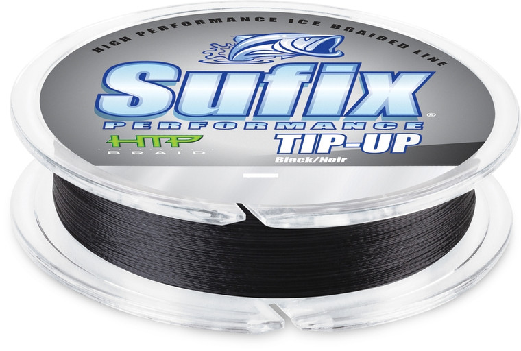 Sufix Tip Up Ice Braid - 150 yd Black 20 lb