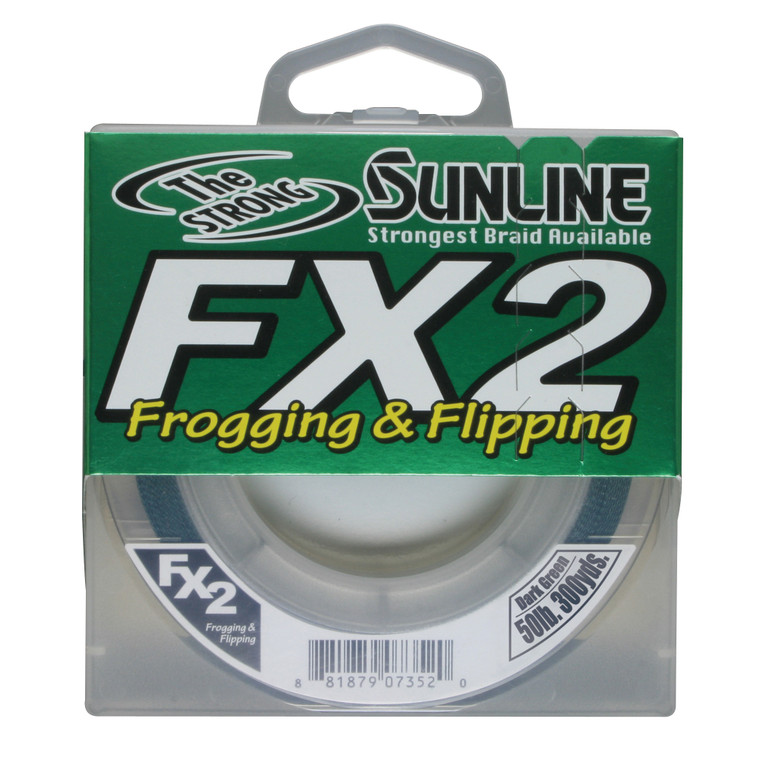Sunline FX2 Braid - 300 yd Dark Green 50 lb