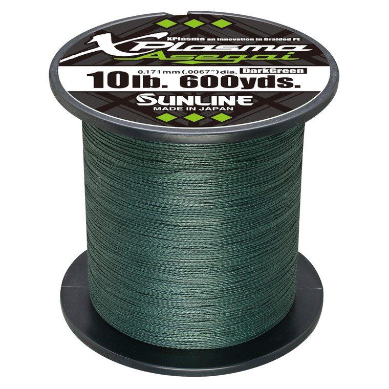Sunline Xplasma Asegai - 600 yd Dark Green 12 lb