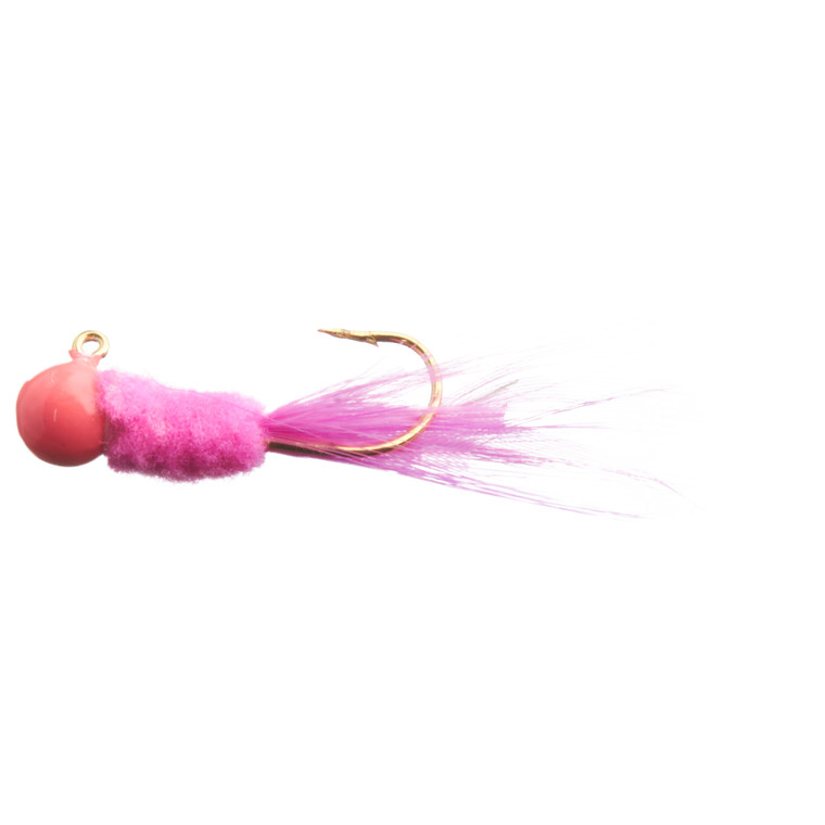Team Crappie Spin Caller - 1/16oz 1.5'' pink/pink/pink
