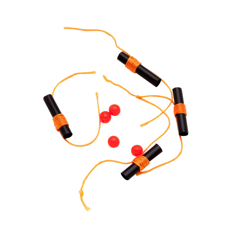 Thill Bobber Stops Beads - Flo Orange 6pk