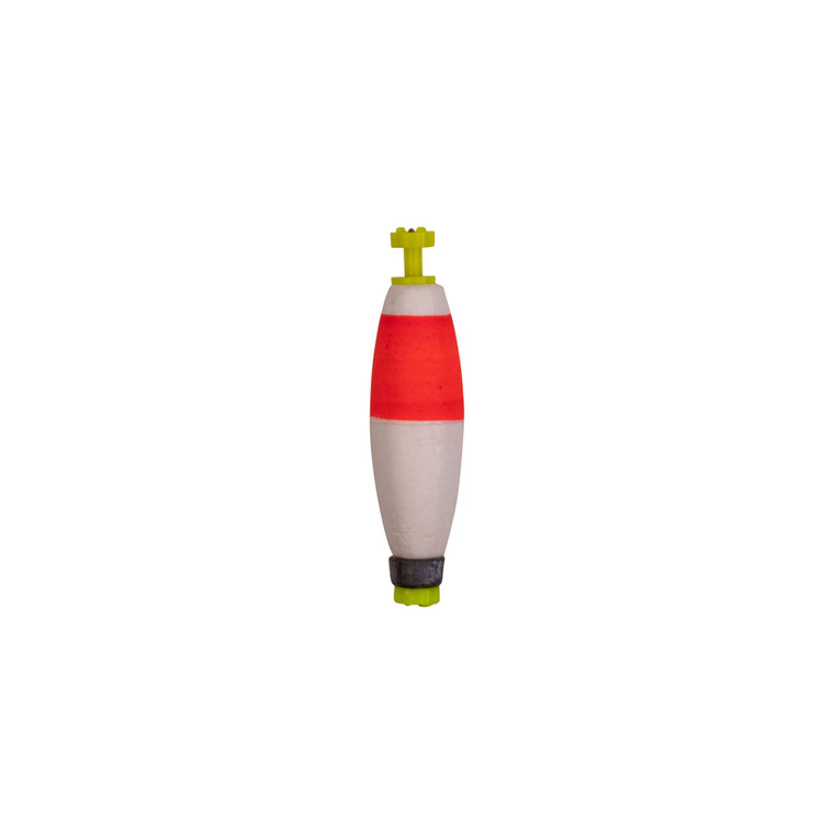 Thill Foam Float - Weighted - Cigar2'' Red/WhtSnap-On3pk