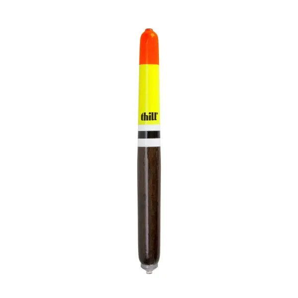 Thill Pole Float - Weighted - 7'' Rd/Ylw/Wh/Blk/Wh/Blk