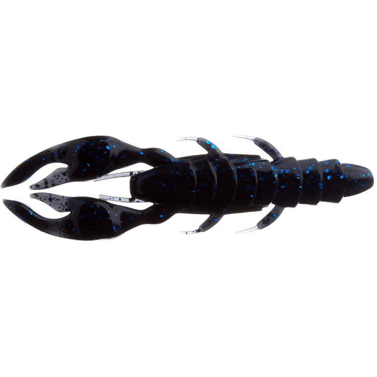 Toad Thumper Bad Craw - 3.25'' Black/Blue Flk 7pk