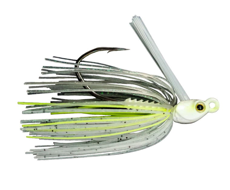 Toad Thumper HydraHD SwimJig - 3/8oz 3'' Chartreuse Shad