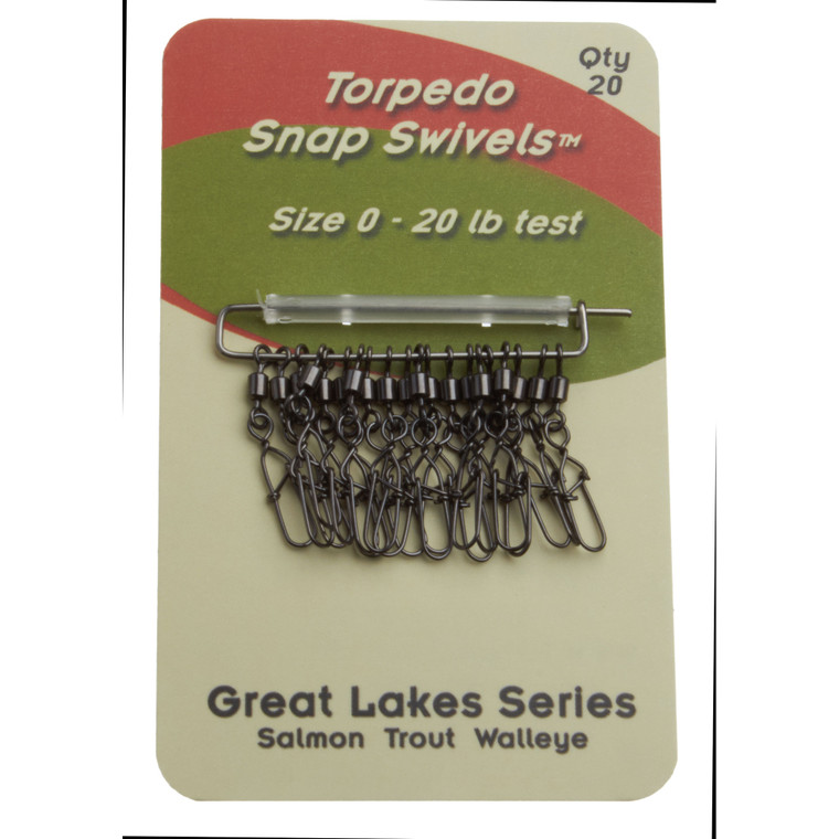 Torpedo - Snap Swivels 20# 20Pk