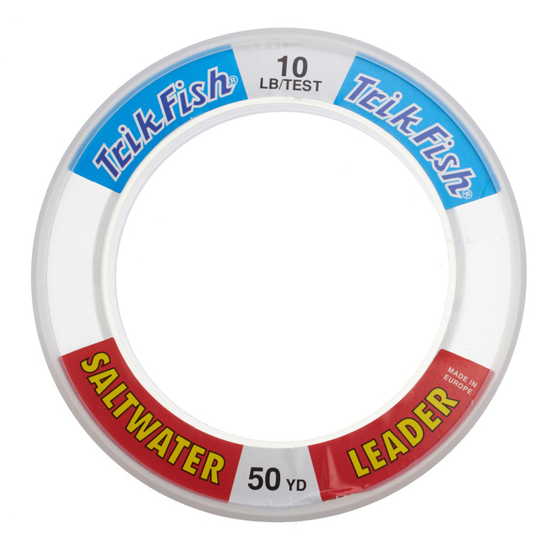 Trik Fish Saltwater Leader - 50 yd Clear 10 lb