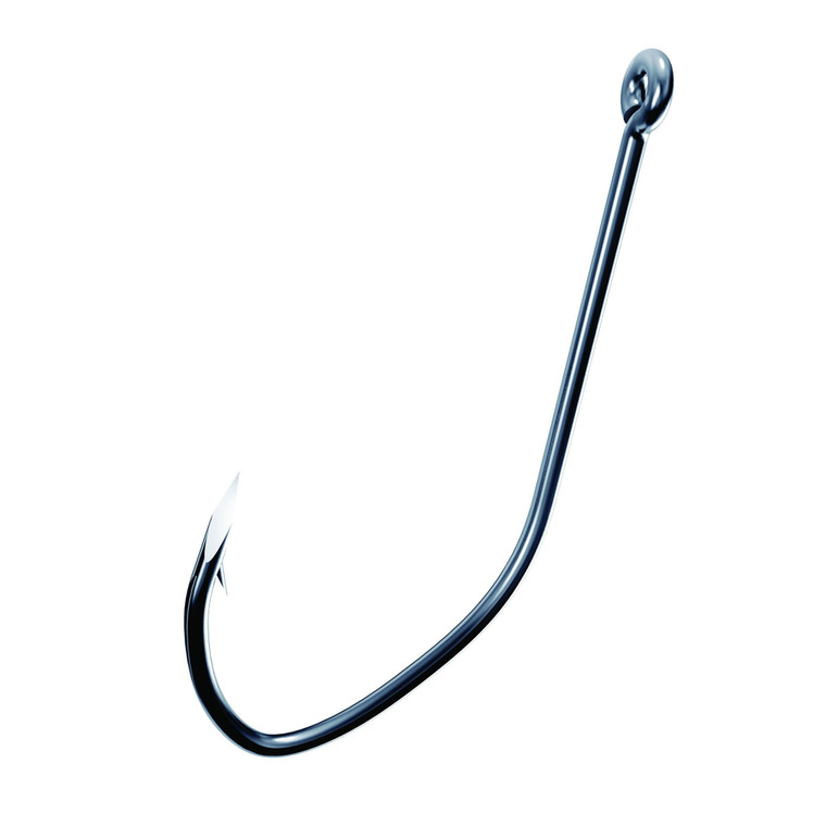 Eagle Claw - Trokar Finesse Hook - #1 Black Chrome 6pk