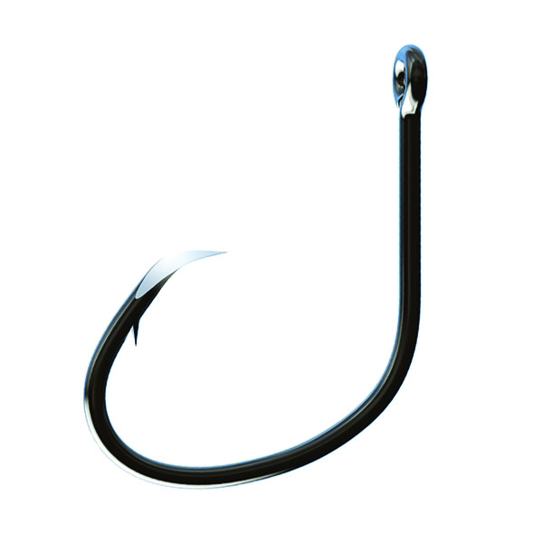 Eagle Claw - Trokar Lancet Cir;OffXLPk - 6/0 Black Chrome 50pk