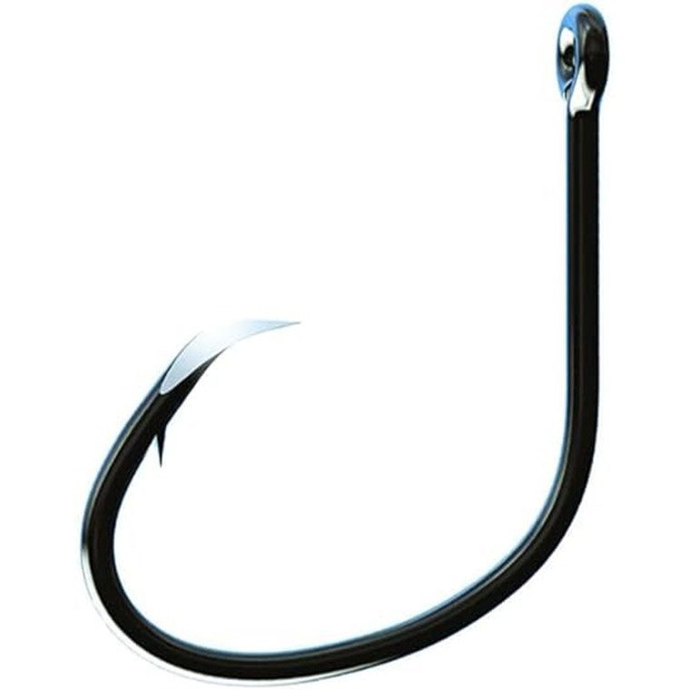 Eagle Claw - Trokar Lancet Cir;OffXLPk - 9/0 Black Chrome 50pk