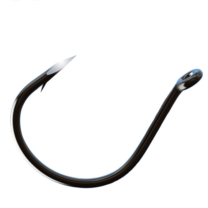 Eagle Claw - Trokar Wacky Worm - 2/0 Black Chrome 7pk