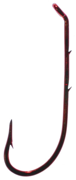 Tru Turn Baitholder Hook - #8 Blood Red 6pk