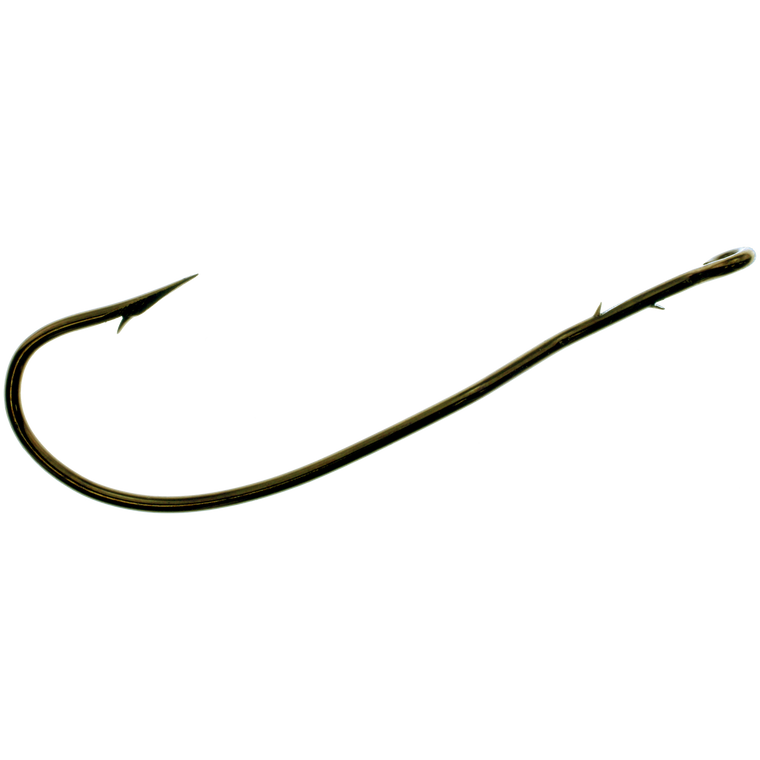Tru Turn Bass Worm Hooks - 1/0 Bronze 7pk