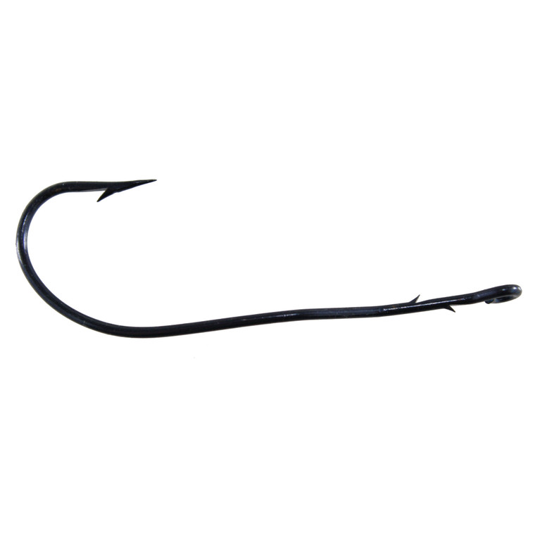 Tru Turn Bass Worm Hooks - 4/0 Blue Finish 5pk