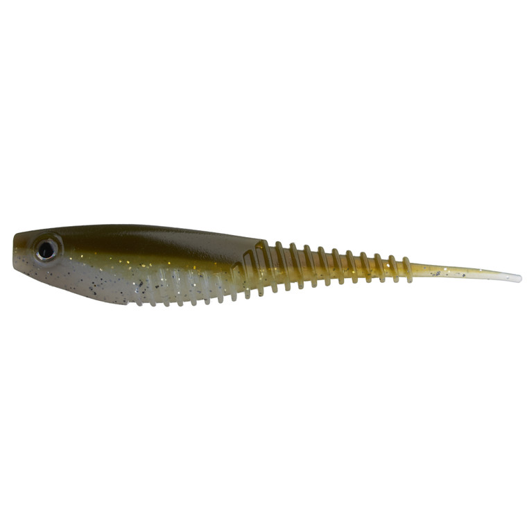 Truebass FF Minnow - 5'' Green Bean 4pk
