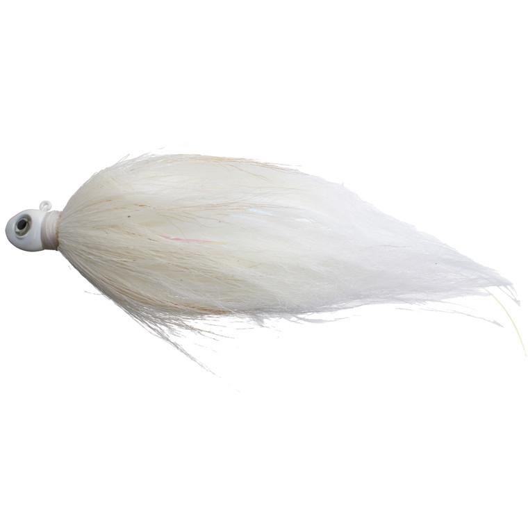 Truebass Shuttlecock HairJig - 5/8oz White 1pk