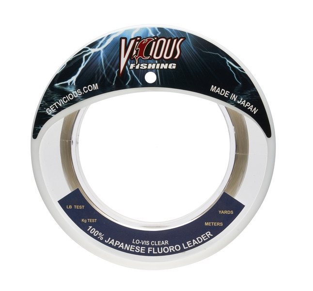 Vicious 100% Fluoro - Leader - 110 yd Clear 30 lb