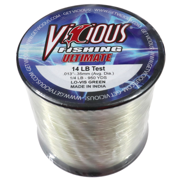 Vicious Ultimate - 950 yd Lo-Vis Green 14 lb