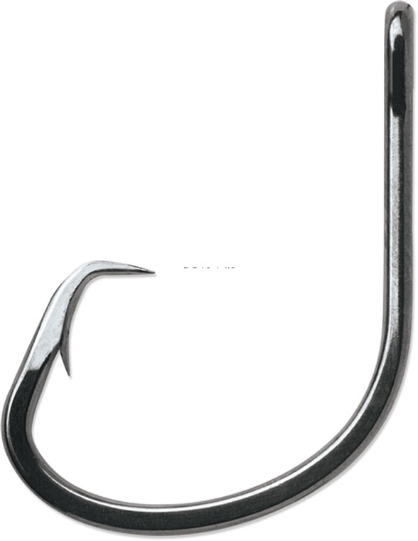 VMC 8386 Tmnt Circle Hk 3X - 6/0 Black Nickel 4pk