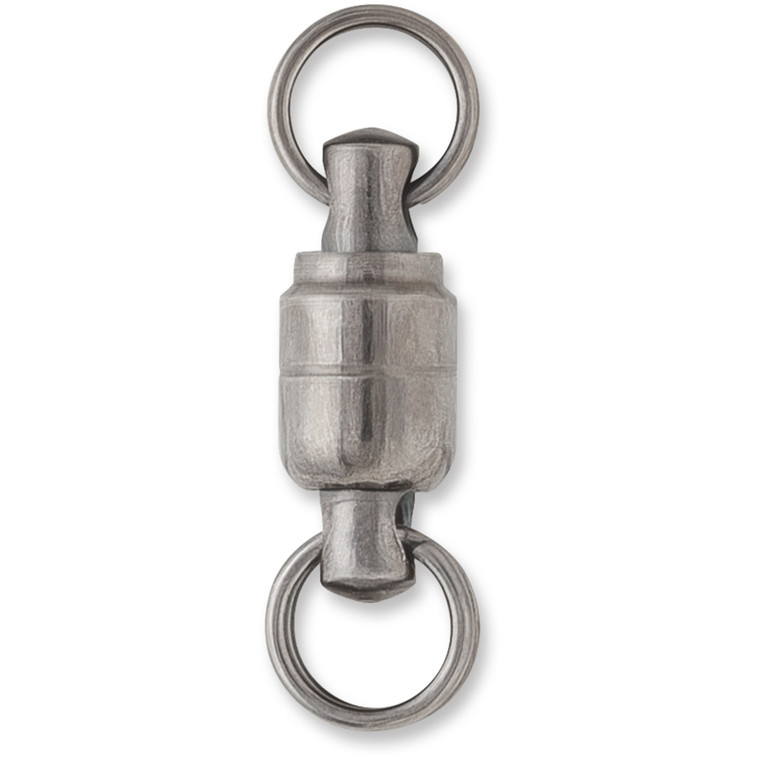 VMC BB Swivel; Split Ring - #0 Black Nickel 5pk