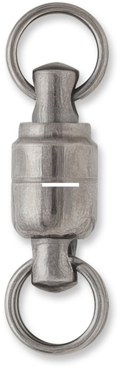 VMC BB Swivel; Split Ring - #3 Black Nickel 5pk