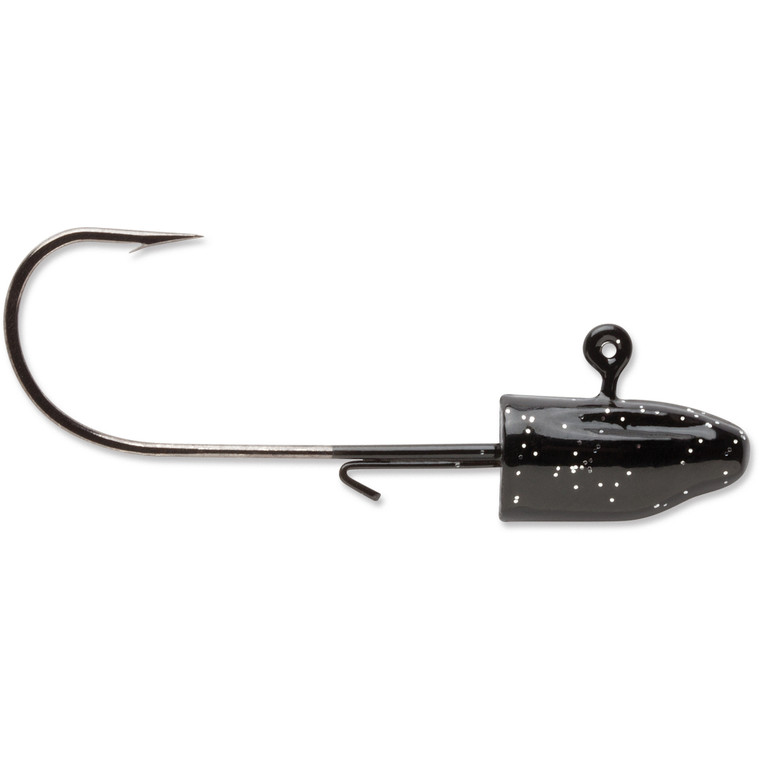VMC Darter Head Jighead - 1/8oz Black 4pk