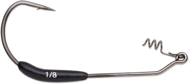 VMC Drop Dead Hook - Weighted - 1/8oz 5/0 Black Nickel 4pk