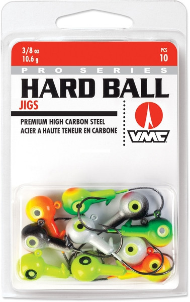VMC Hard Ball Jighead Kit - 1/4oz Assorted 10pk