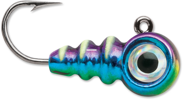 VMC Larv Eye Jig - 1/32oz Glomrnbw