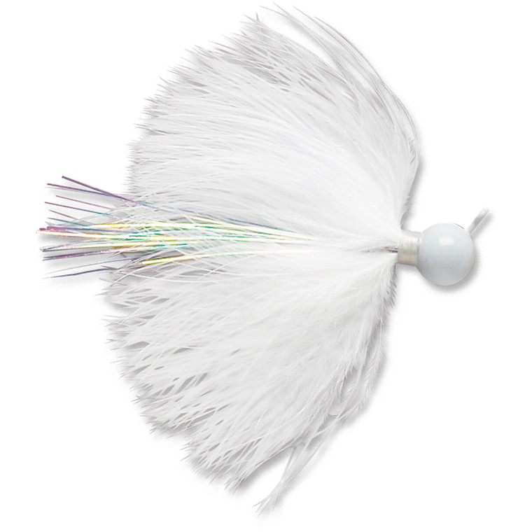 VMC Marabou Jig - 1/16oz White 1pk