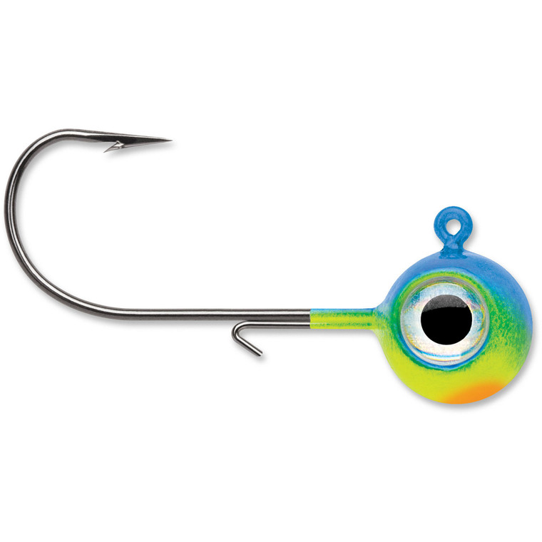 VMC Neon Moon Eye Jighead - 3/8oz Parrot 4pk