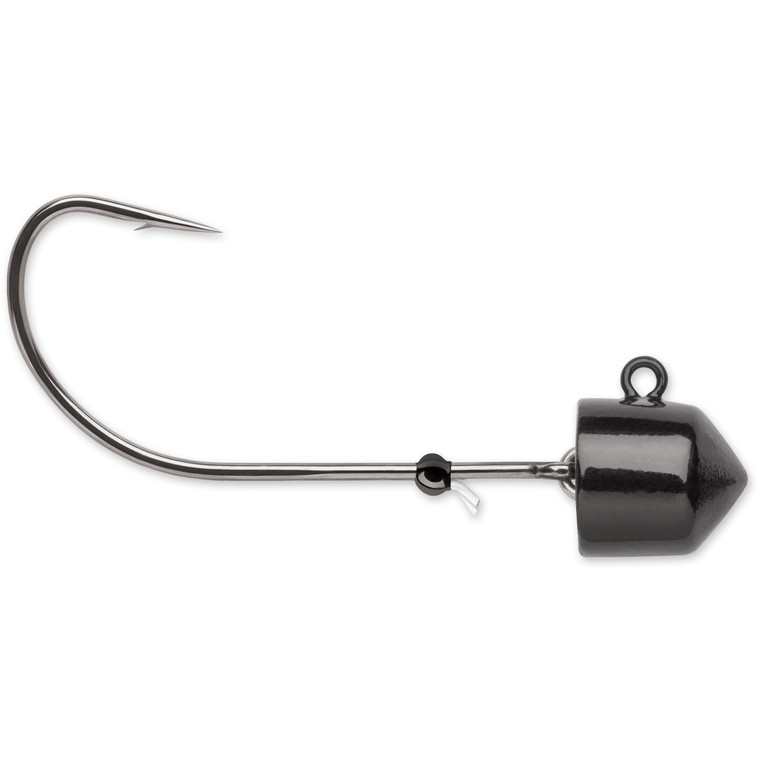 VMC Swingin' Ned Rig Jighead - 1/16oz #1 Black 3pk