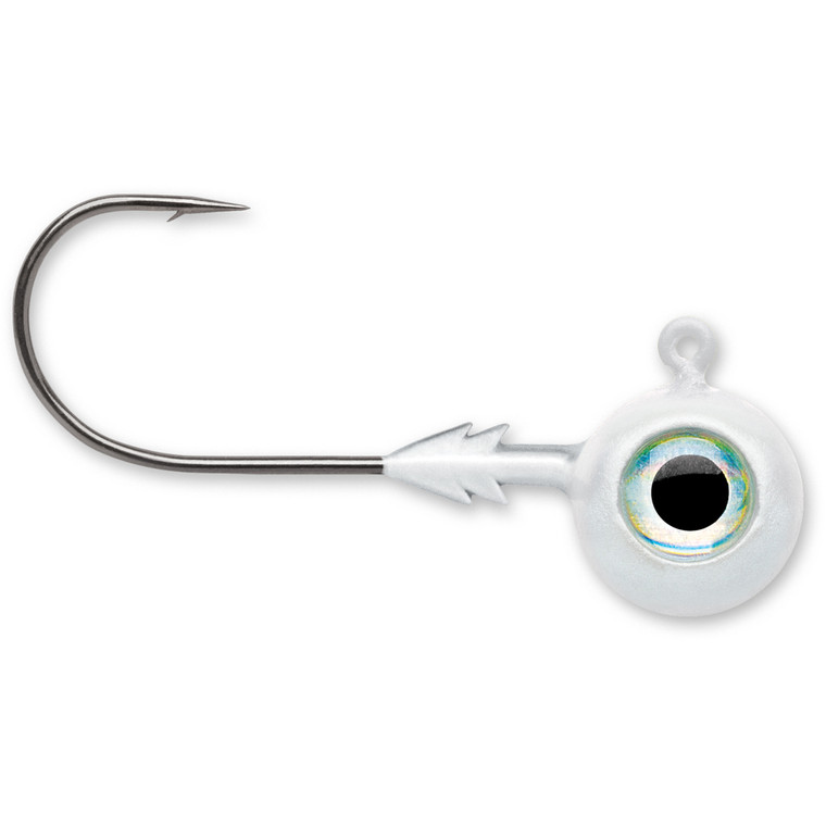 VMC TungstenMoon Eye Jighead - 3/16oz White