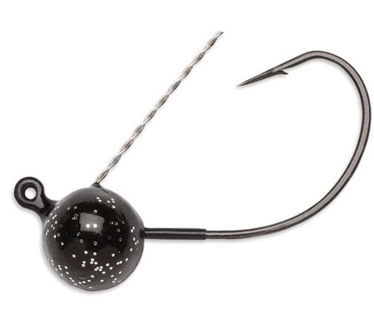 VMC Wacky Jighead - Weedless - 3/16oz Black 4pk