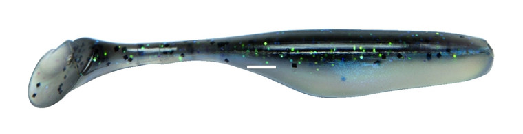 WE Assassin Turbo Shad - 4'' Grey Ghost 10pk