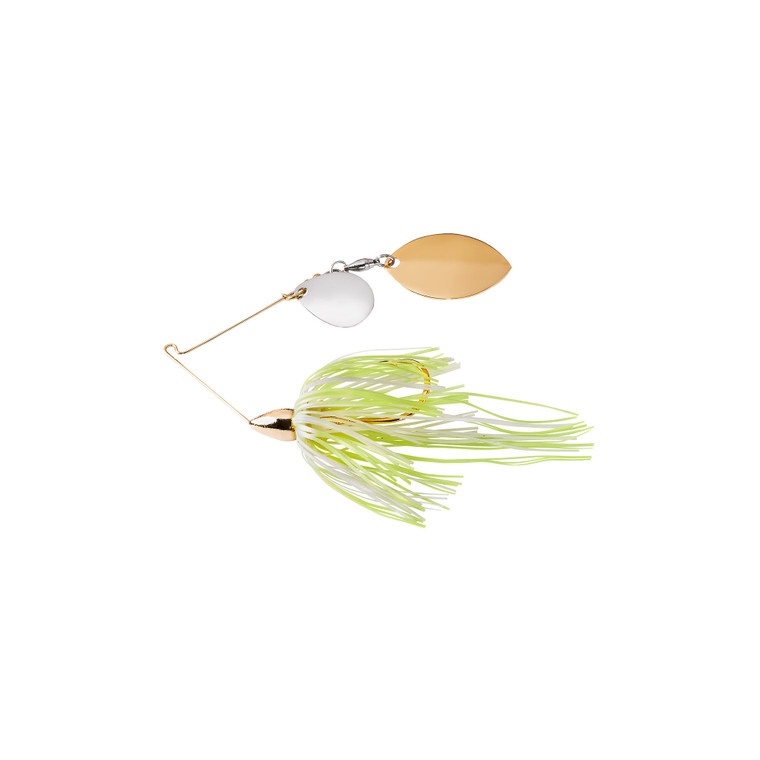 War Eagle FinesseSpinnerbait - 5/16oz C/Trt GldHotWhtCht