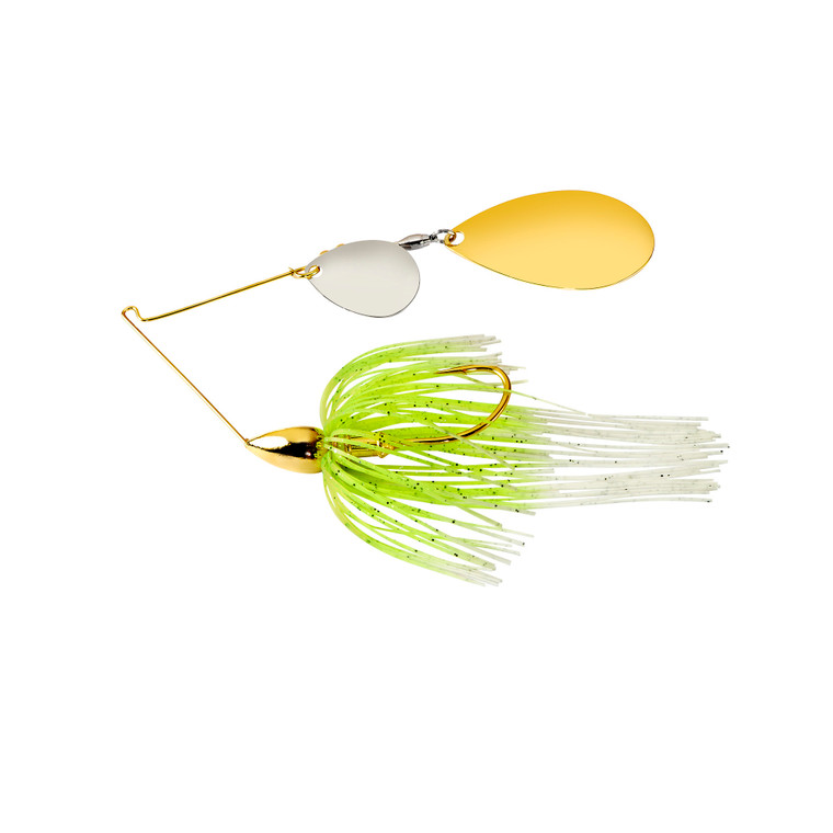 War Eagle Spinnerbait - 3/8oz #2Indina Gold Wht Cht