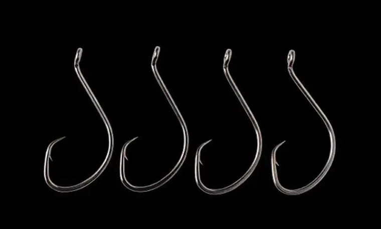 Whisker Seeker Circle Khale - 4/0 Black Nickel 6pk