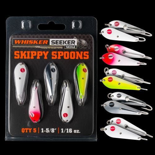 Whisker Skippy Spoons - 1/16oz 1.625'' Assorted