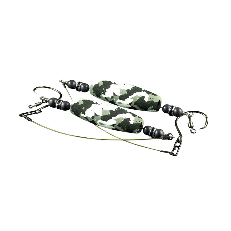 Whisker SM Rattlers - 2.5'' 6/0 Camo 2pk