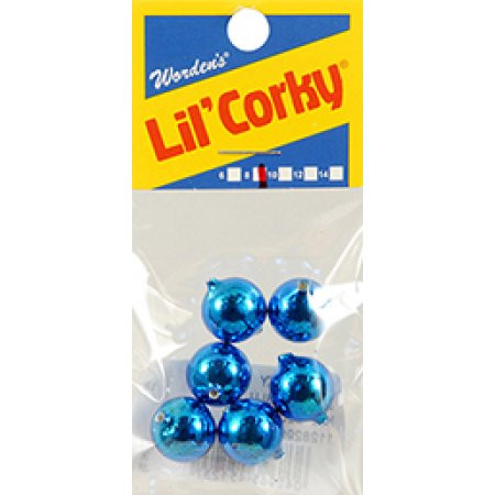 Yakima Lil Corky Header - #8 Metallic Blue 6pk