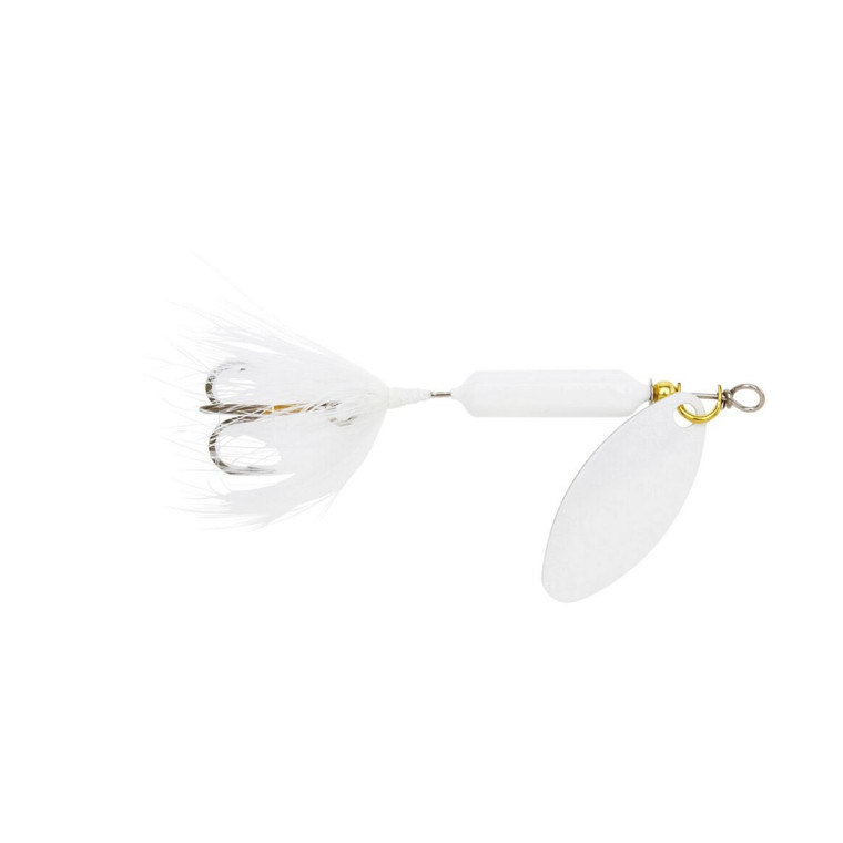 Yakima Rooster Tail - 1/4oz Swg;Snow Painted Blade