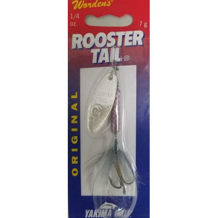 Yakima Rooster Tail - 1/4oz Swing; Gray Minnow
